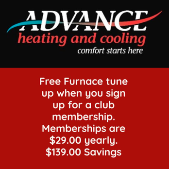 Advance Heating and Cooling - Special offer for you - Heating & Air Conditioning/HVAC Near Me - Carroll, Ohio