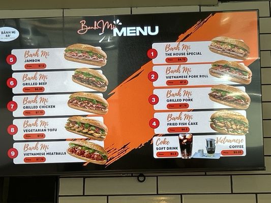 Menu photo 2 Banh Mi 68 Lancaster, CA