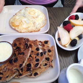 AOC - Blueberry toast, side of fruit, 2 eggs - Cocktail Bars Near Me - Los Angeles, California
