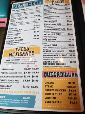 Menu photo 8 One Night Taco Stand Orange Park, FL Menu photo 8 One Night Taco Stand Orange Park, FL