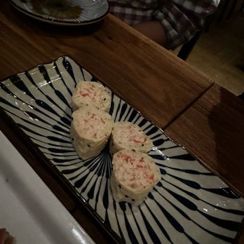 Sushi Roku - Baked crab hand roll - Sushi Bars Near Me - Austin, Texas Sushi Roku - Baked crab hand roll - Sushi Bars Near Me - Austin, Texas