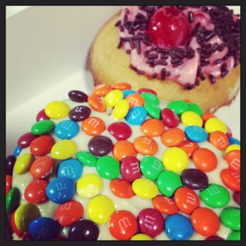 Momo's Donuts - Peanut Butter Fatty and Chocolate Covered Cherry! 2 of my favorites. - Breakfast & Brunch Near Me - Sherman, Texas