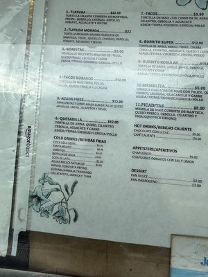 Menu photo 1 La Jacaranda Oaxaquena San Jose, CA Menu photo 1 La Jacaranda Oaxaquena San Jose, CA