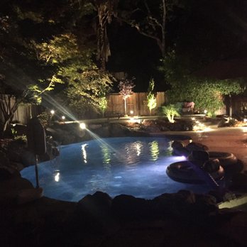 AR Electric - Backyard landscape lighting. We also installed the Jandy LED color changing pool lights for this customer!! - Electricians Near Me - Rancho Cordova, California AR Electric - Backyard landscape lighting. We also installed the Jandy LED color changing pool lights for this customer!! - Electricians Near Me - Rancho Cordova, California