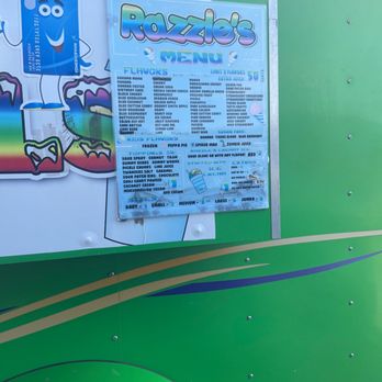 Razzle's shaved ice - The different flavors - Shaved Ice Near Me - Wichita Falls, Texas Razzle's shaved ice - The different flavors - Shaved Ice Near Me - Wichita Falls, Texas