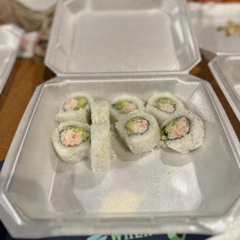 Sushi Roller - California roll! Great portions! - Sushi Bars Near Me - Albuquerque, New Mexico