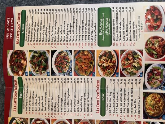 Menu photo 4 Mr You Chinese Food Riverside, CA