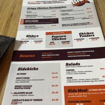 Big Chicken - Menu - Chicken Shop Near Me - Las Vegas, Nevada