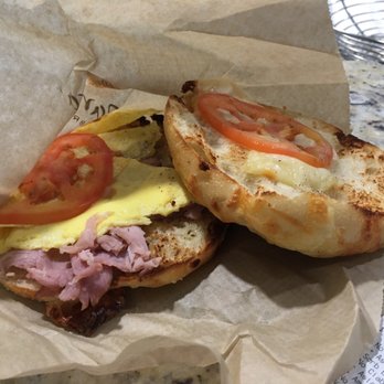 Panera Bread - Sad...I had been craving a scrambled egg, ham with roasted tomato sandwich and got this - Salad Near Me - Clinton, Maryland Panera Bread - Sad...I had been craving a scrambled egg, ham with roasted tomato sandwich and got this - Salad Near Me - Clinton, Maryland