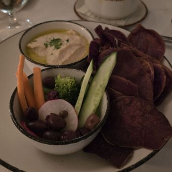 Merriman's - Chickpea & Smoked Taro Hummus & Fixings (fresh veggies & purple sweet potato chips) - Hawaiian Near Me - Kamuela, Hawaii