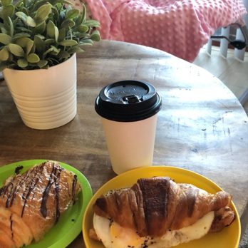 Cafe Aficionado - Chocolate Croissant, Breakfast Croissant, Hazelnut Latte (and an adorable baby) - Coffee & Tea Near Me - Los Angeles, California Cafe Aficionado - Chocolate Croissant, Breakfast Croissant, Hazelnut Latte (and an adorable baby) - Coffee & Tea Near Me - Los Angeles, California