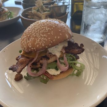 Milo - Grilled Chicken Sandwich w/truffle fries - Breakfast & Brunch Near Me - Waco, Texas Milo - Grilled Chicken Sandwich w/truffle fries - Breakfast & Brunch Near Me - Waco, Texas