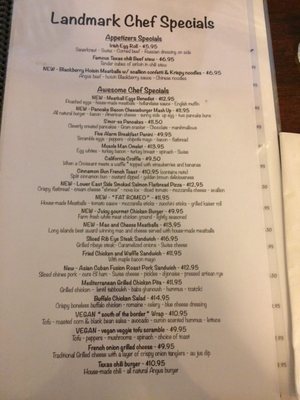 Menu photo 8 Landmark Diner Roslyn, NY
