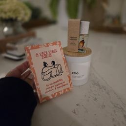 The Maison Matine fragrance is incredible, I got complimented the first time I wore it! The fog candle smells amazing too
