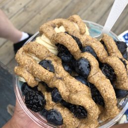 Deep Water Bowl with almond butter