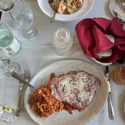 Sabbia Doro Italiano - Pollo Alla Parmigiano w/fettuccine bolognese ($4 up charge)