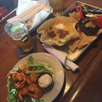 Wild Wing Cafe - Buffalo shrimp with fireball sauce & Queso - Chicken Wings Near Me - North Myrtle Beach, South Carolina
