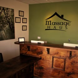 Massage Haus - Our front desk, check in and learn how you can customize your massage experience.