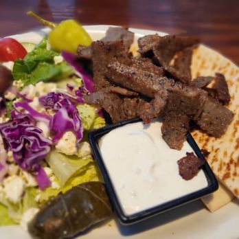 Athena Restaurant - Gyro platter.  Very tasty.  Good salad. - Greek Near Me - St. Augustine, Florida