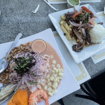 Chio's Peruvian Grill - a plate of food on a table - Peruvian Near Me - Van Nuys, California