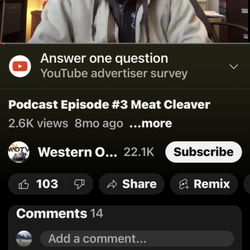 Meat Cleaver - Check out his podcasts and videos on skinning and deboning