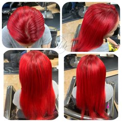 Saniesha Beauty Bar - Line,in between track for fullness and length to maintain a natural looks color and install by Saniesha's Beauty Bar