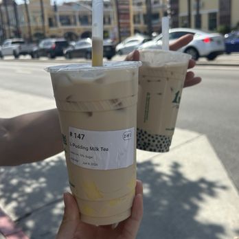 ALittle Tea - Large Pudding Milk Tea - Bubble Tea Near Me - San Gabriel, California