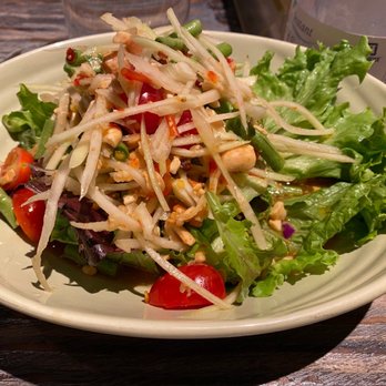 Up Thai - Papaya Salad (without pork rinds) - Thai Near Me - New York, New York