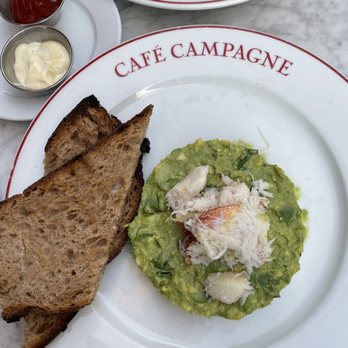 Café Campagne - Crab avocado and asparagus - French Near Me - Seattle, Washington Café Campagne - Crab avocado and asparagus - French Near Me - Seattle, Washington