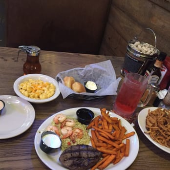 Colton's Steakhouse & Grill - Full meal. Sirloin, Shrimp, Mac and cheese, sweet potato fries and starters. - Steakhouses Near Me - Saint Robert, Missouri Colton's Steakhouse & Grill - Full meal. Sirloin, Shrimp, Mac and cheese, sweet potato fries and starters. - Steakhouses Near Me - Saint Robert, Missouri