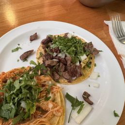 Street Tacos & Wet Bean & Cheese Burrito Street Tacos & Wet Bean & Cheese Burrito
