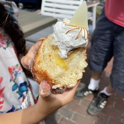 Patisserie by PPX Events - Half eaten lemon meringue cruffin
