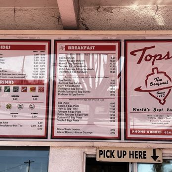 Tops Jr - Prices as of December 2024 - Sandwiches Near Me - Alhambra, California Tops Jr - Prices as of December 2024 - Sandwiches Near Me - Alhambra, California
