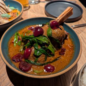 Nari - Massaman gae (lamb shank in massaman curry with cherries) - Thai Near Me - San Francisco, California