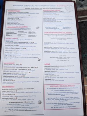 Menu photo 2 Local Union 271 Palo Alto, CA Menu photo 2 Local Union 271 Palo Alto, CA