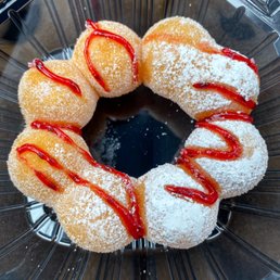 Milk Tea Mochi Donut