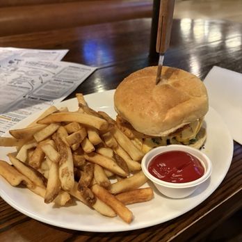 Decades - Bowser's Fury Burger - Beef Patty, Jalapeno, Tabasco Aioli, Bowser's Fury Sauce, Peppered Curly Fries, Anmerican Cheese, Cheese Sauce - Arcades Near Me - Lancaster, Pennsylvania