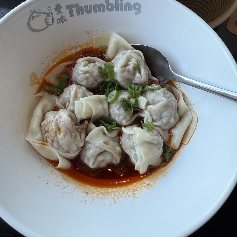 Thumbling - Shanghai Spicy Pork Wonton - Shanghainese Near Me - West Covina, California