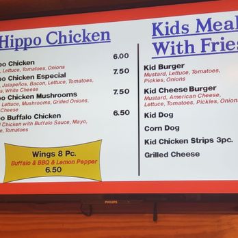 Hippo Burgers - Chicken Wings Near Me - Crosby, Texas Hippo Burgers - Chicken Wings Near Me - Crosby, Texas