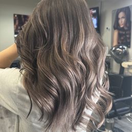 Ash brown balayage Ash brown balayage