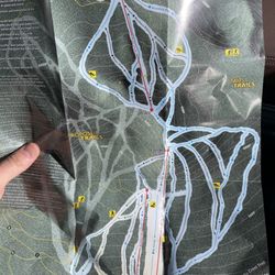 Willamette Pass Resort Ski Area - Trail map, 3 lifts, simple resort