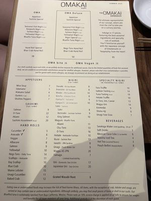 Menu photo 5 OMAKAI sushi Doral, FL Menu photo 5 OMAKAI sushi Doral, FL