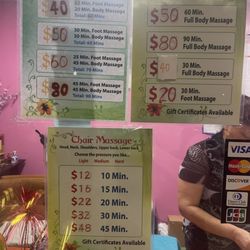 Price menu