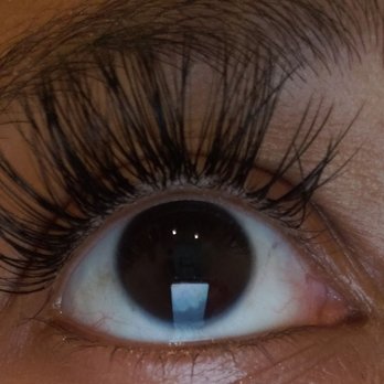 Christine Lash Studio - 1st day... I thought 120 lashes/eye would mean no gaps . I can't tell this 120 at all - Eyelash Service Near Me - New York, New York