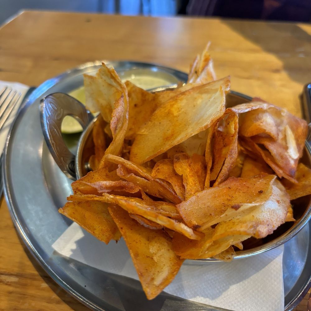 Spork - Yuca chips with chili mayo - Mexican Near Me - Bend, Oregon Spork - Yuca chips with chili mayo - Mexican Near Me - Bend, Oregon