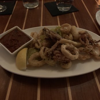 The Aviary - Calamari...tasty but I've had much better! - New American Near Me - Swansea, Massachusetts