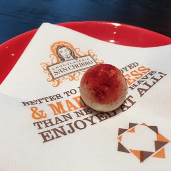 San Churro Kotara - Strawberry cream truffle - Spanish Near Me - Kotara, NSW