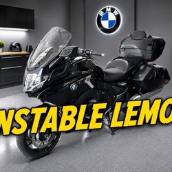 Cycle Werks in Barrington - 2025 BMW K1600B Grand America with 1200 miles and is unstable over 55mph.