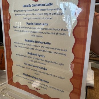 Springline Coffee - Fall seasonal menu - Coffee & Tea Near Me - Newport, Rhode Island