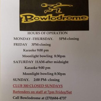 The BOWLODROME - More info - Bowling Near Me - Owensboro, Kentucky The BOWLODROME - More info - Bowling Near Me - Owensboro, Kentucky